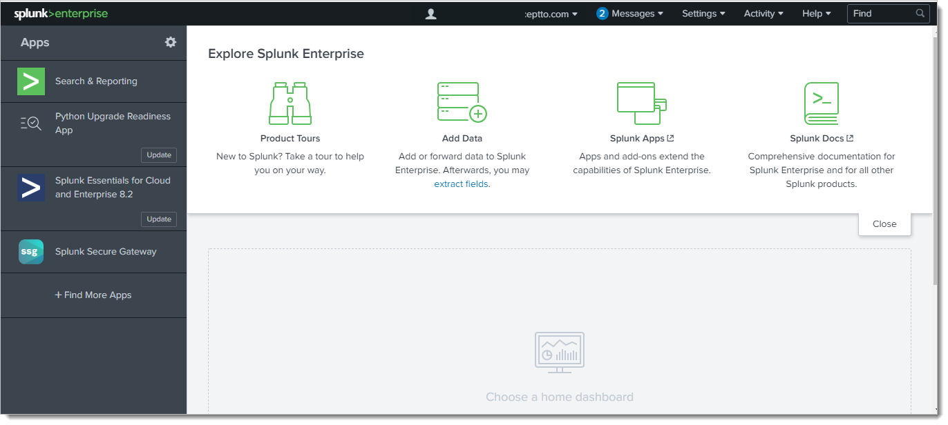 Successful Splunk integration