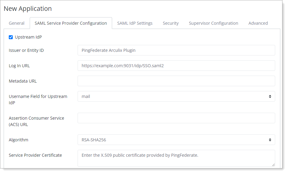 arculix_pingfedidp_saml_settings.png