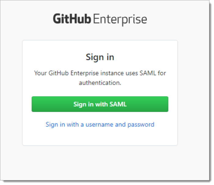 GitHub login